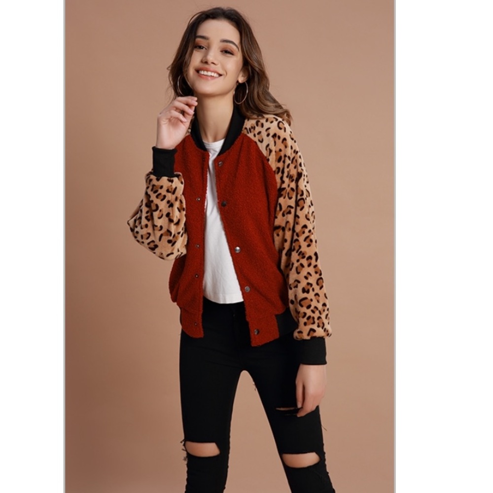 Patchwork Red Wine Jacket - Picture 5 of 5